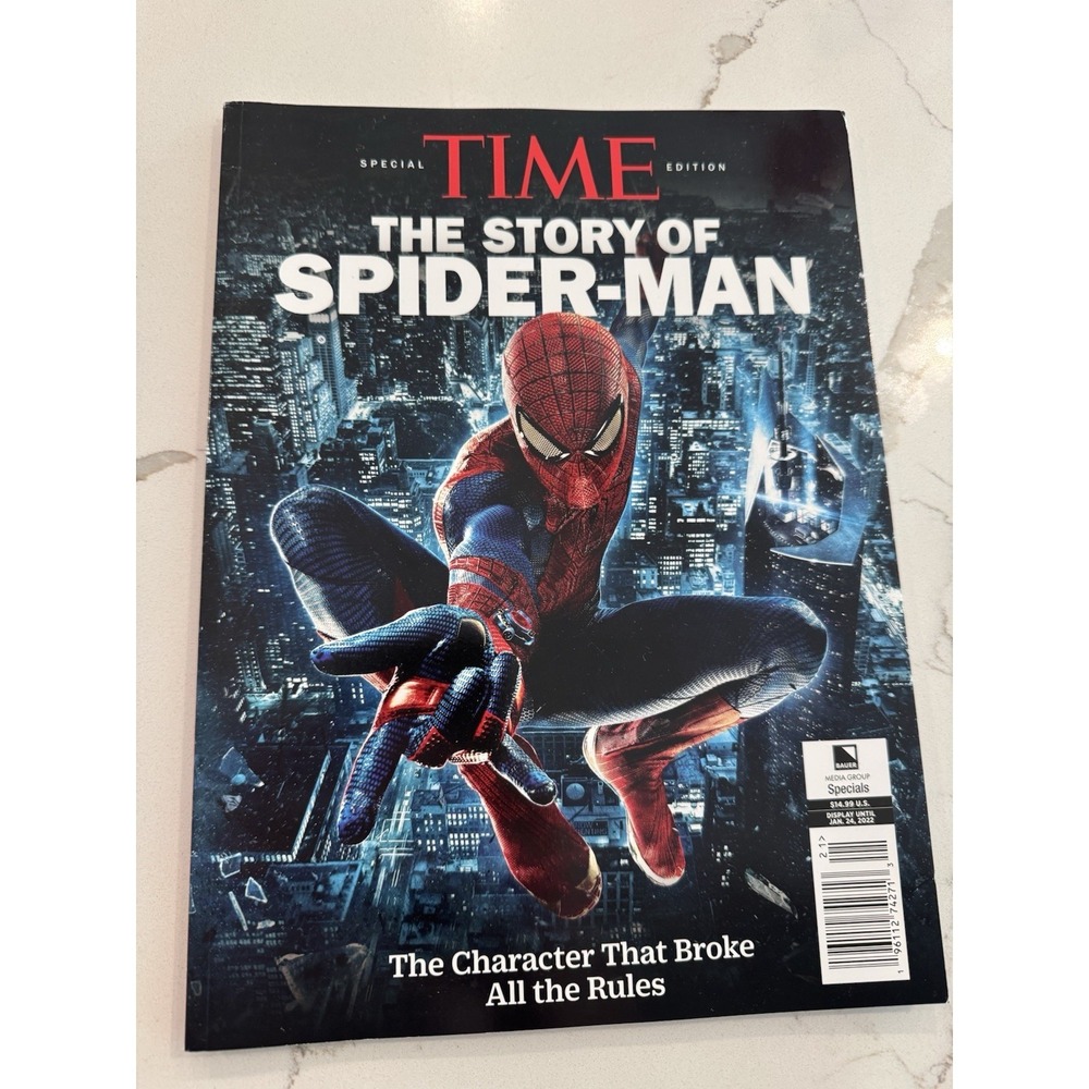 Time Magazine Special Edition 2022 Story of Spider-Man Marvel Comics MCU Book